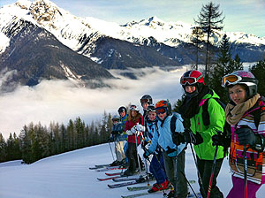Die Wintersportwoche in der Natur stärkt die Gemeinschaft.