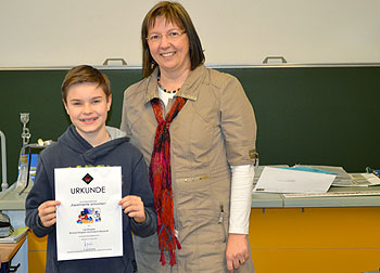 Stolz nahm Lars Roepke die Urkunde entgegen.