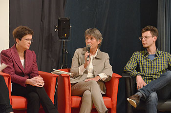 Gudrun Brendel-Fischer, Brigitte Merk-Erbe und Maximilian Weiß (v. links).