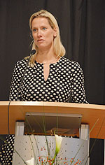 Sandra Reim hielt die Jubiläumsrede.
